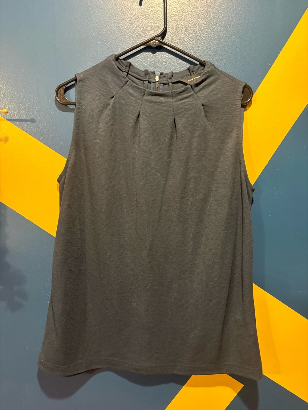 Club Monaco Navy Crew Neck Darted Tank NWOT
